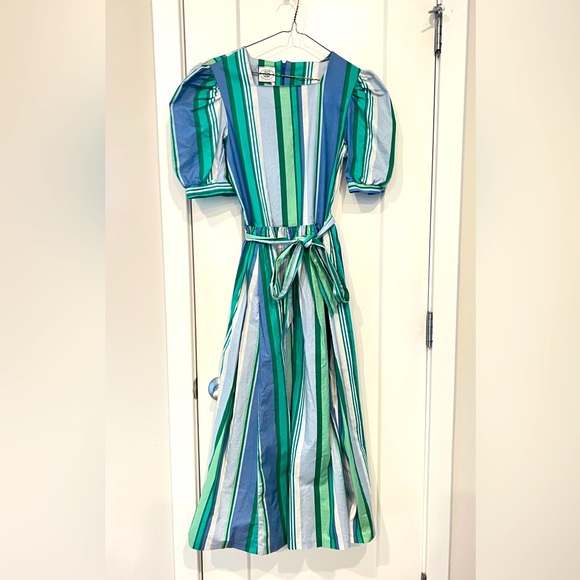 Laura Ashley Dresses & Skirts - Laura Ashely Vintage 1993 Nautical Seaside Regatta Nantucket Party Dress EUC